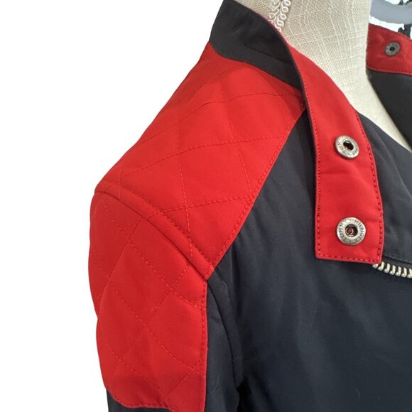 Tommy Hilfiger Womens Quilted Shoulder Moto Jacket Size S - Picture 6 of 16
